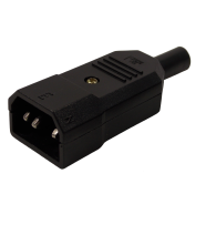 Штекер компьютерный сетевой  IEC 320 C14 на кабель