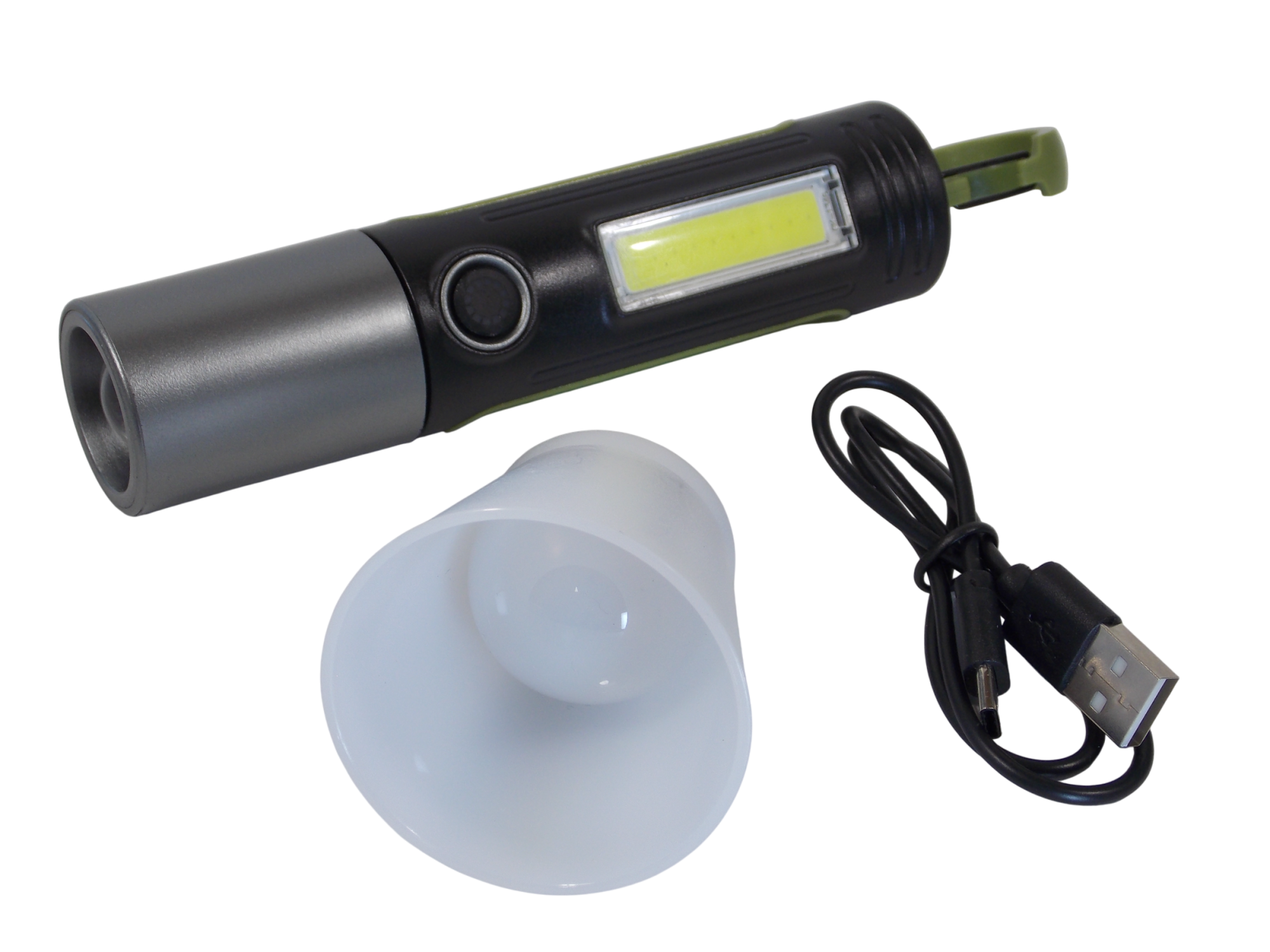 LED  фонарь S507 телескоп / 1*18650 / 3.7В / 1200мА/ч