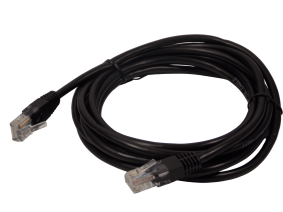 Патч - корд RJ45  на RJ45 / соединительный шнур / UTP / CAT5e / 3 метра / черный