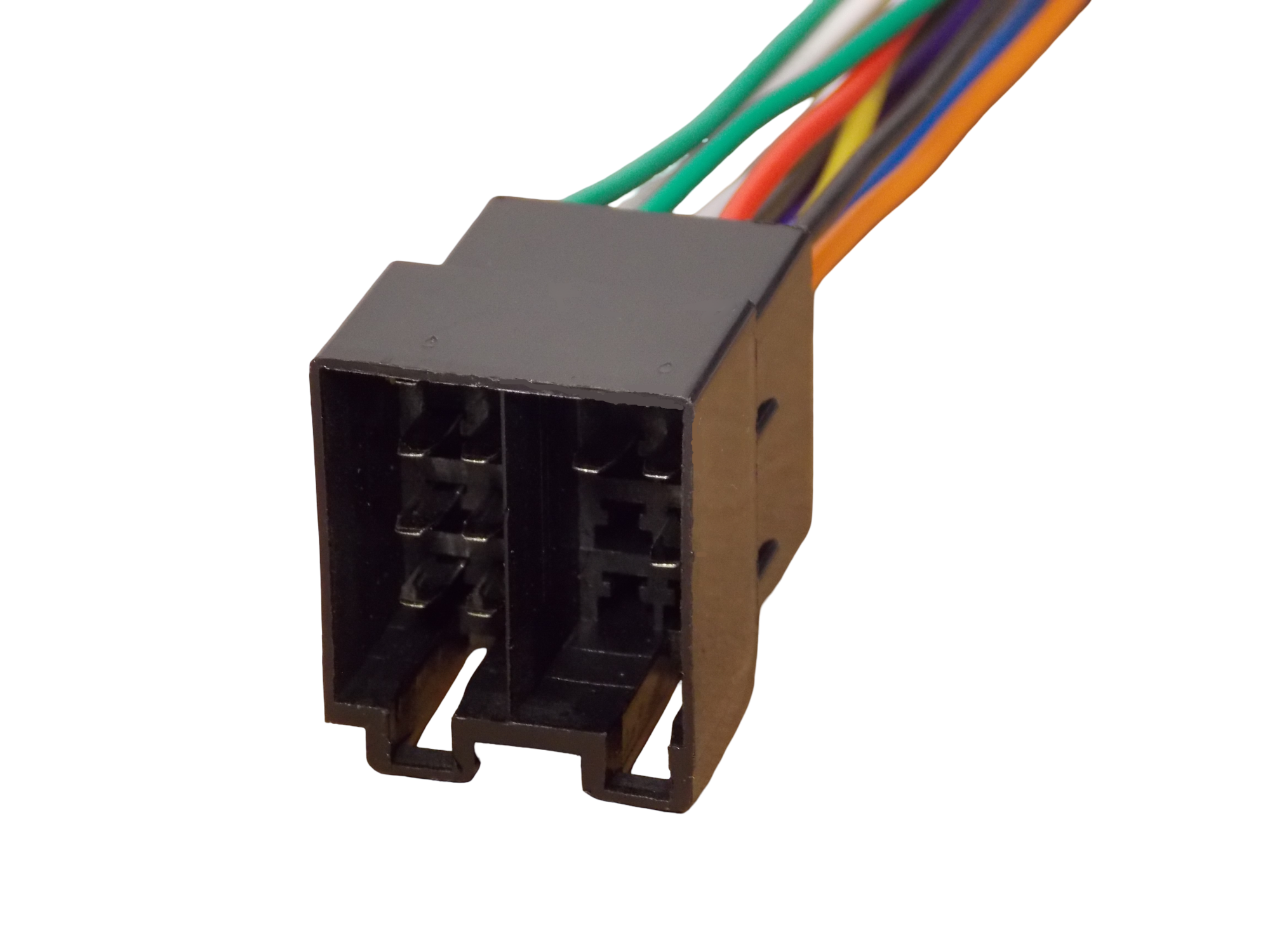 Штекер автомобильный сдвоенный  питание и акустика