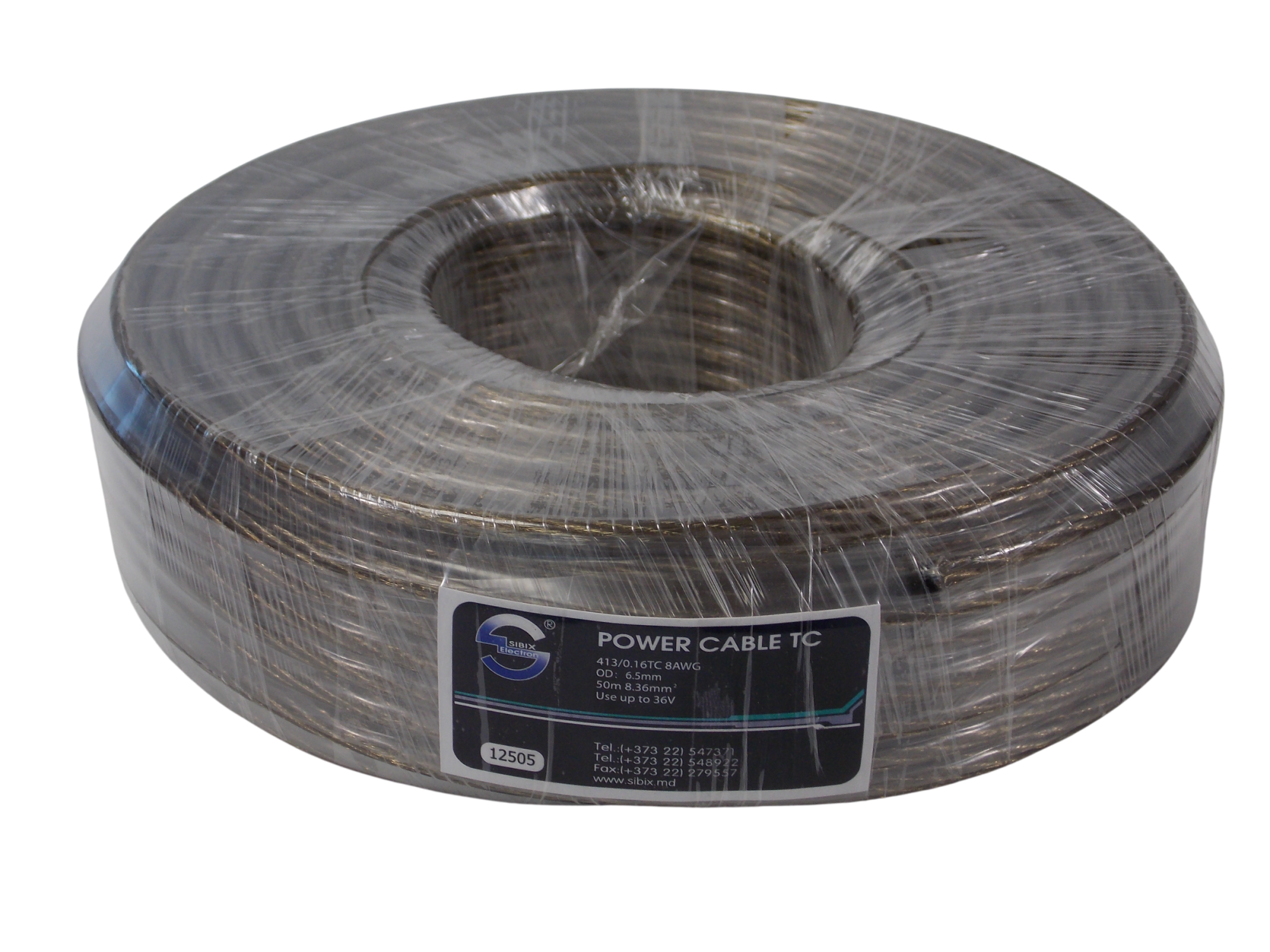 Кабель питания 413 / 0.16ТС 8AWG / 8.36 мм² / 50 метров