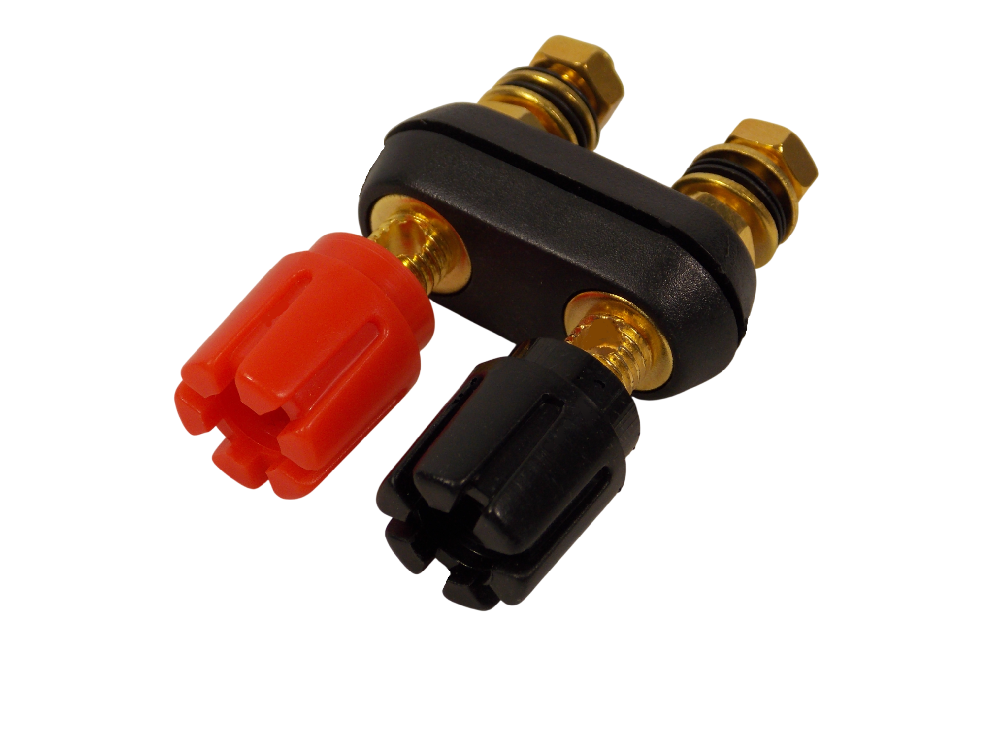 Гнездо "BANAN" сдвоенное /  монтажное на панель 