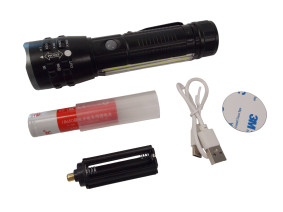 LED  фонарь Р27 COB / 1*18650 / 3.7В / 1500мА/ч