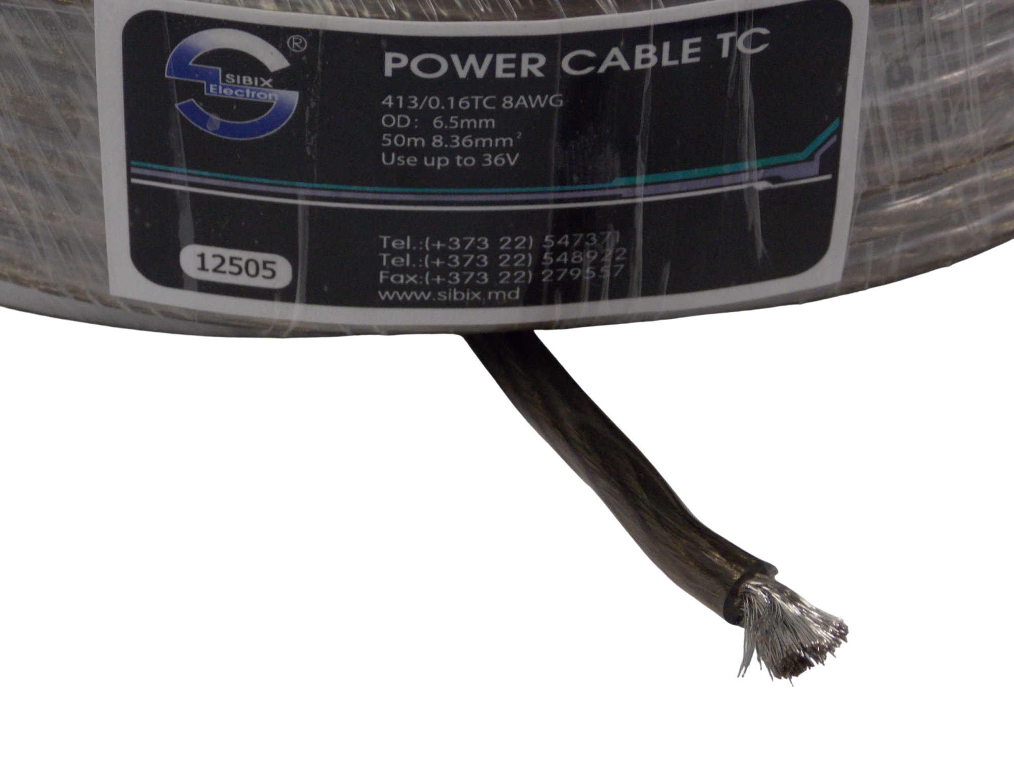 Кабель питания 413 / 0.16ТС 8AWG / 8.36 мм² / 50 метров