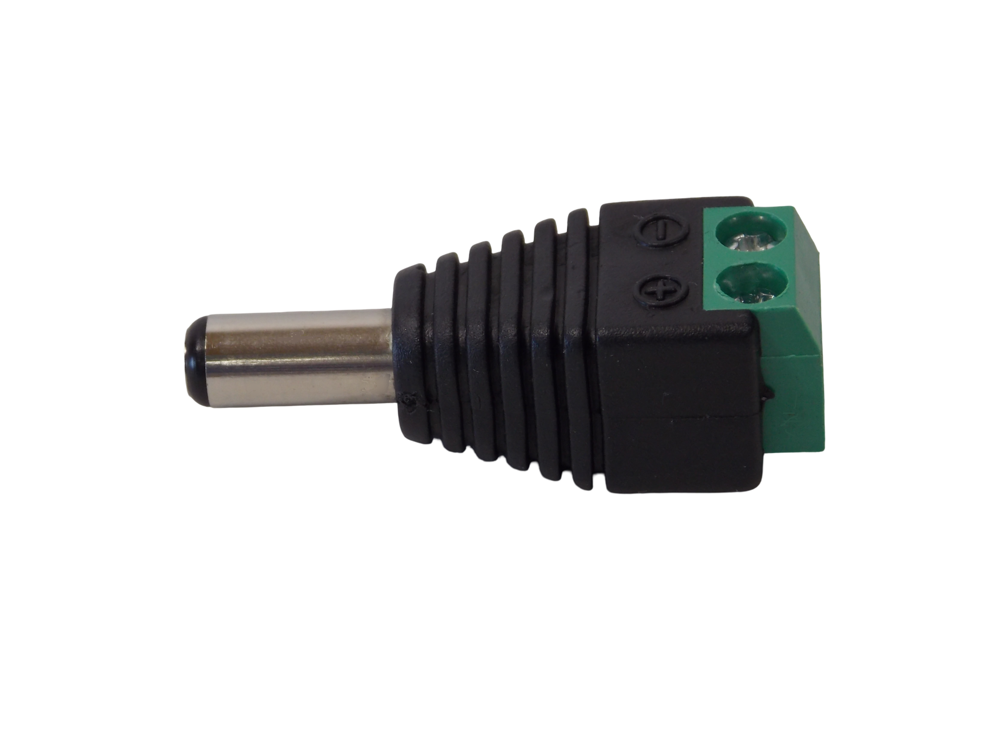 Штекер питания 5.5*2.5мм с двух контактной клеммной колодкой под винт 