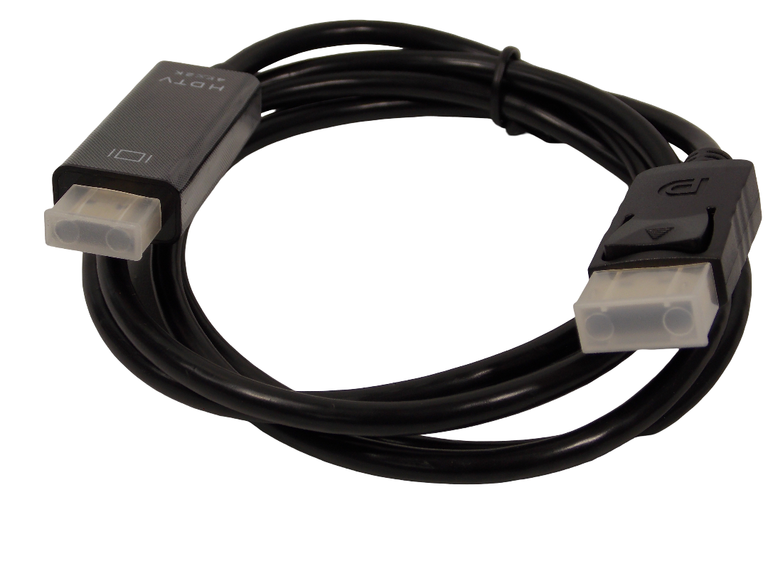 Шнур DisplayPort на HDMI / 1.5 метра / черный