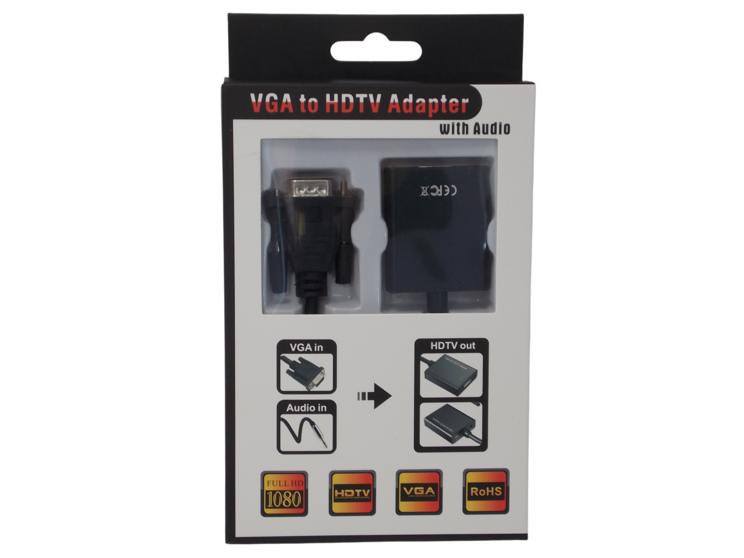  Адаптер - конвертер VGA на HDMI  