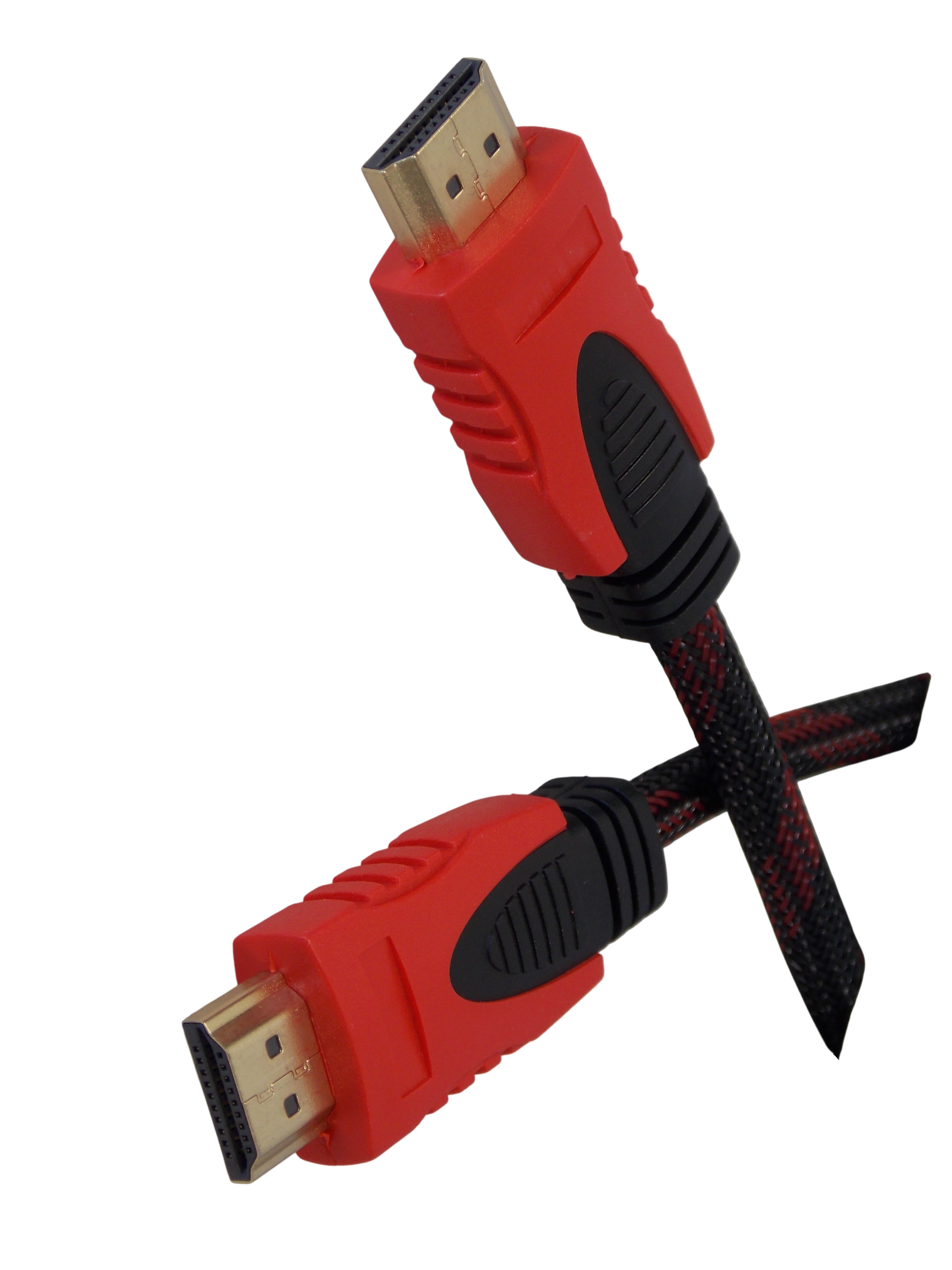 Шнур HDMI 14+1pin на HDMI 14+1pin / 3 метра / нейлоновая оплетка
