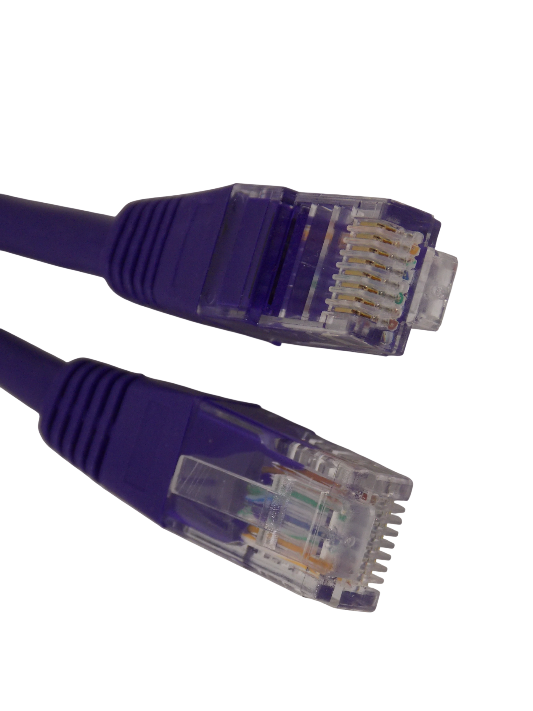 Патч - корд RG45 на RG45 / соединительный шнур / UTP / CAT5 / 2 метра / фиолетовый