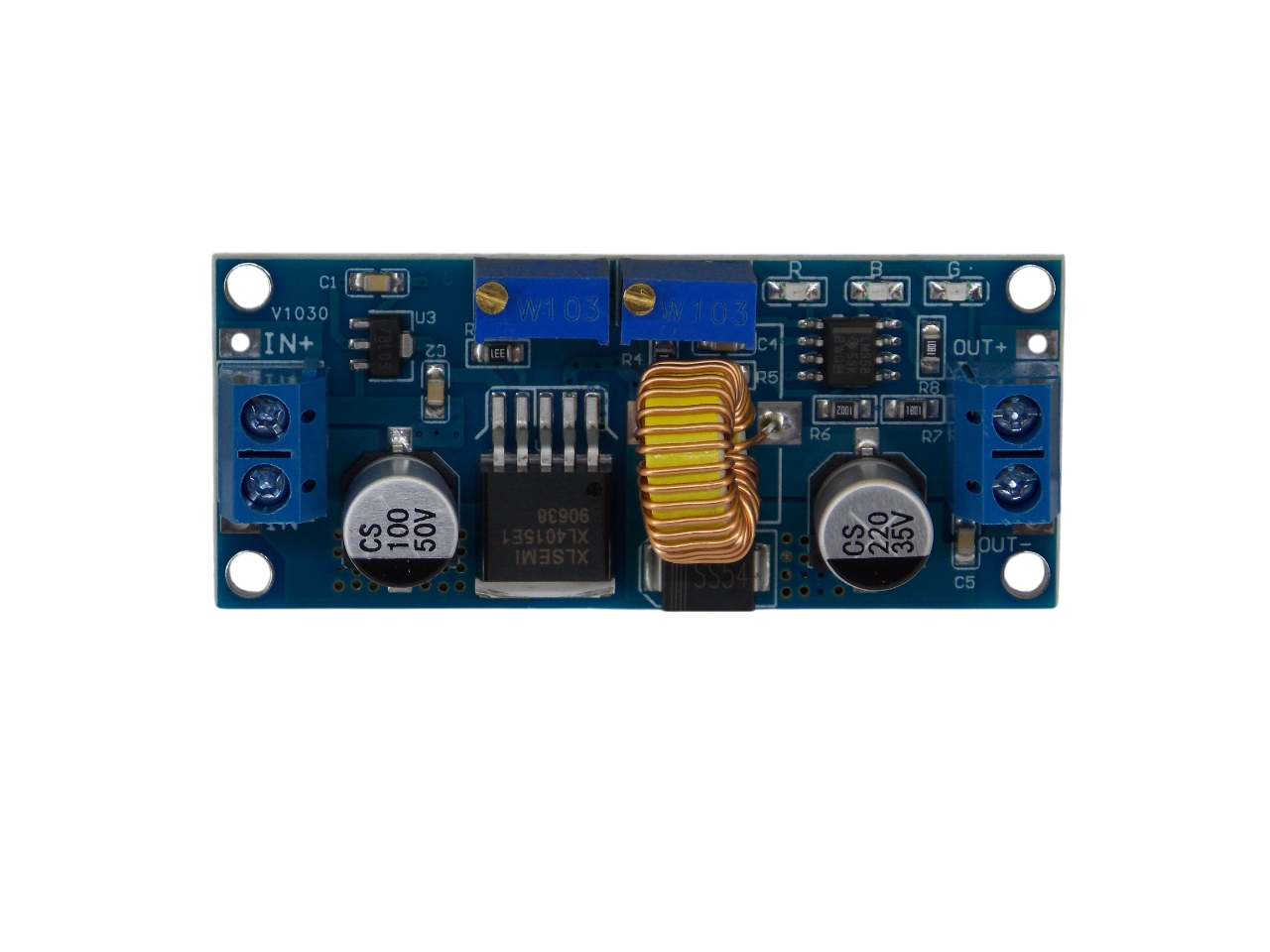 Преобразователь напряжения понижающий DC-DC  5А 