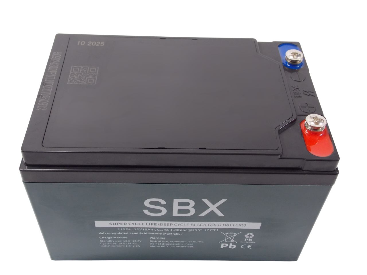 Свинцово - кислотный аккумулятор  12В - 15A/ч  