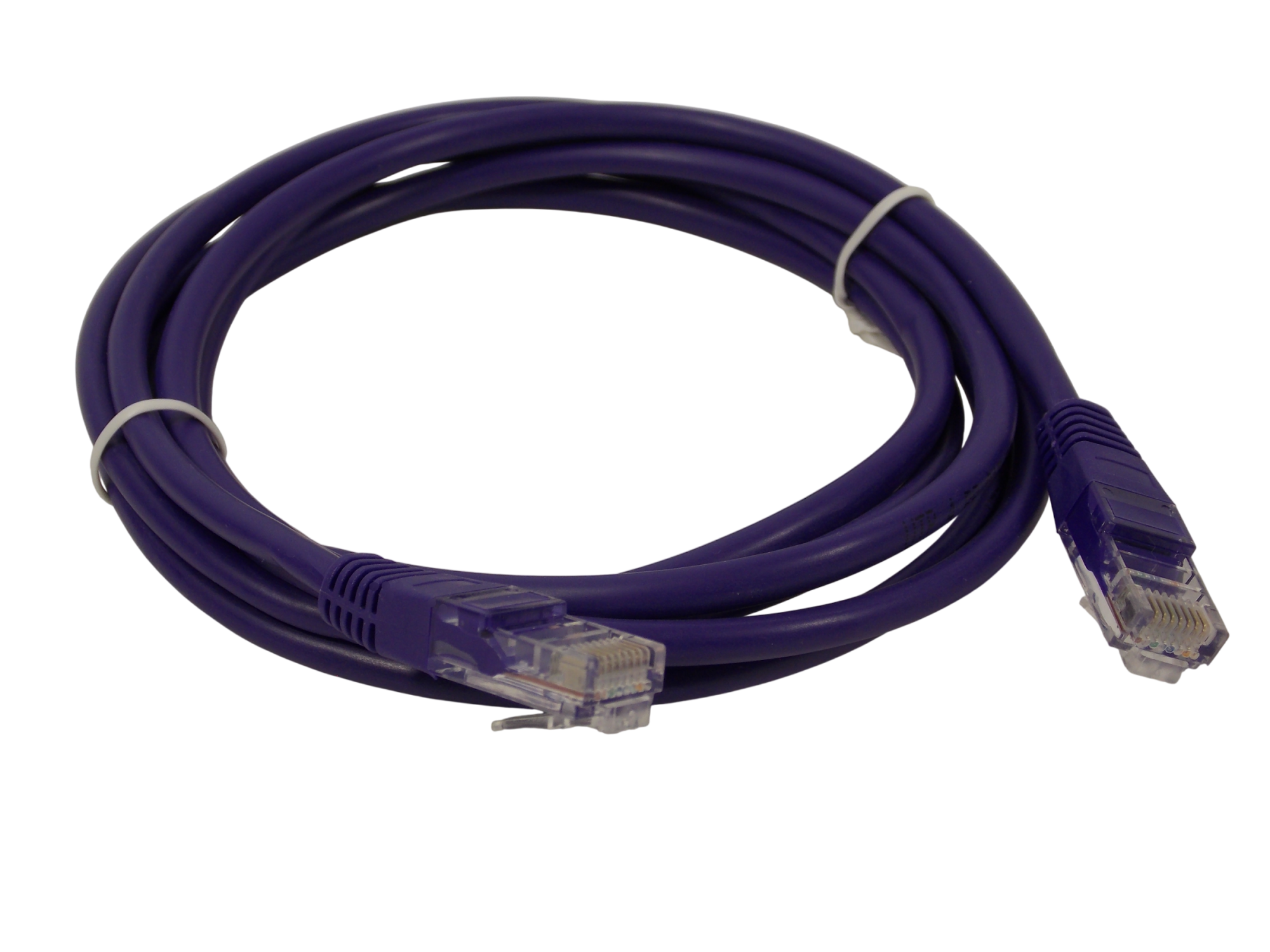 Патч - корд RG45 на RG45 / соединительный шнур / UTP / CAT5 / 2 метра / фиолетовый