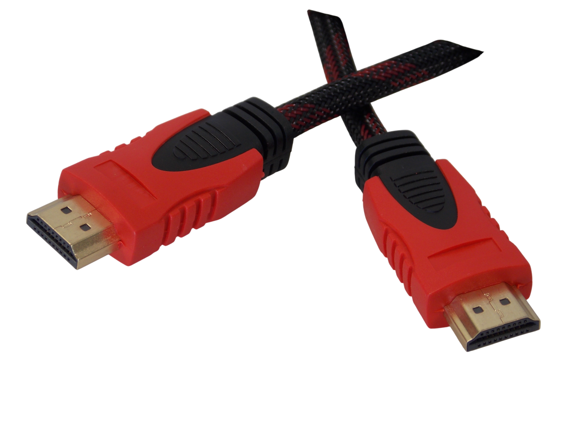 Шнур HDMI 14+1pin на HDMI 14+1pin / 3 метра / нейлоновая оплетка