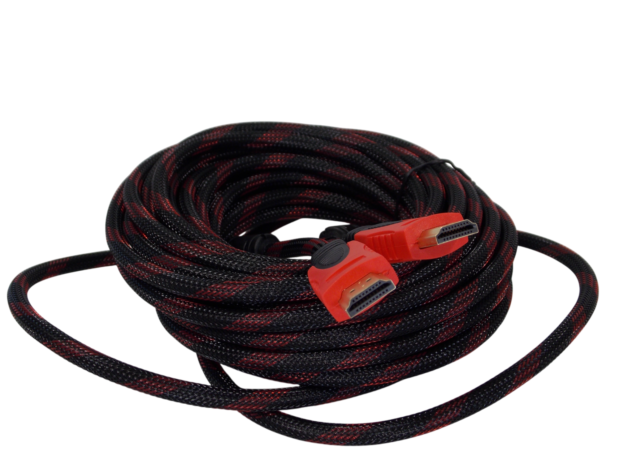 Шнур HDMI 14+1pin на HDMI 14+1pin / 10 метров / нейлоновая оплетка