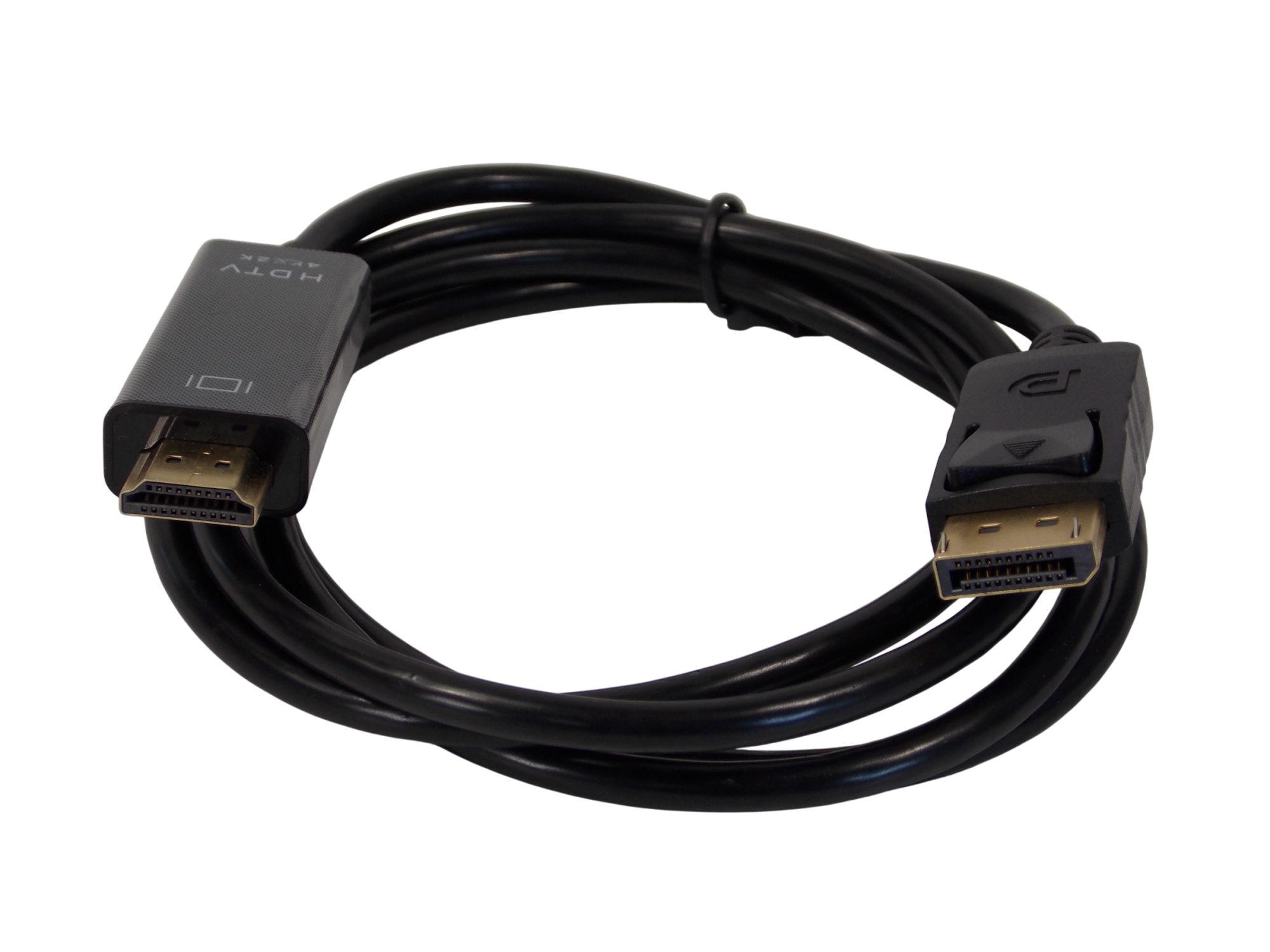 Шнур DisplayPort на HDMI / 1.5 метра / черный