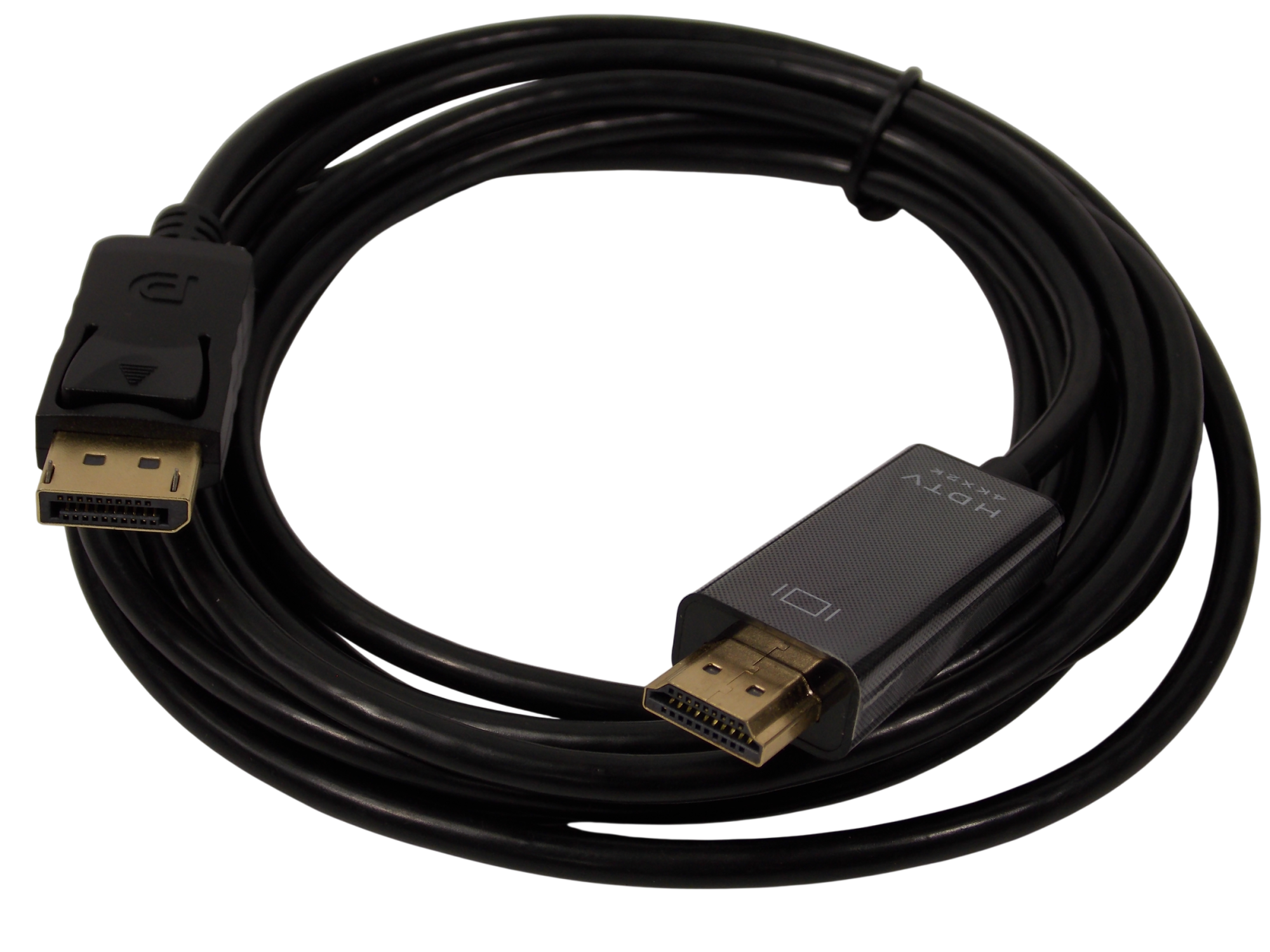 Шнур  DisplayPort на HDMI / 3 метра / черный